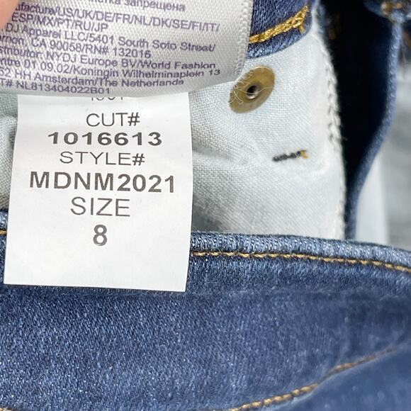 NYDJ Ami Skinny Jeans Medium Wash Size 8 Womens - Picture 10 of 10